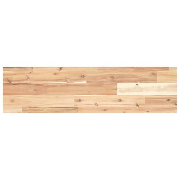 Schweberegale 4 Stk. 80x20x2 cm Massivholz Akazie Unbehandelt