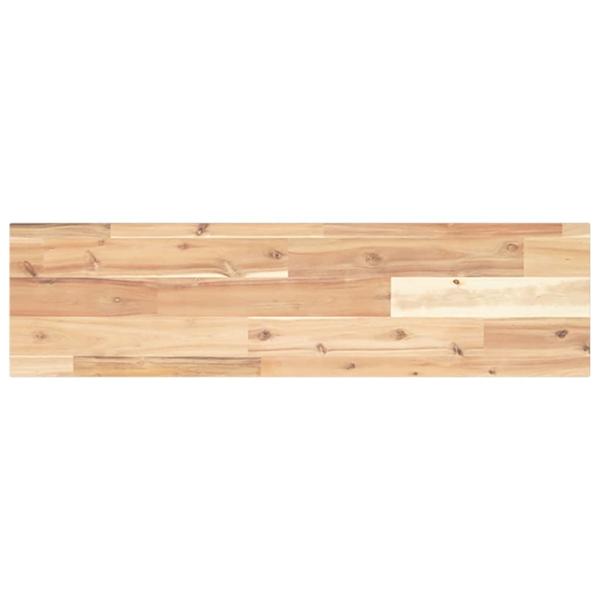Schweberegale 2 Stk. 100x20x2 cm Massivholz Akazie Unbehandelt