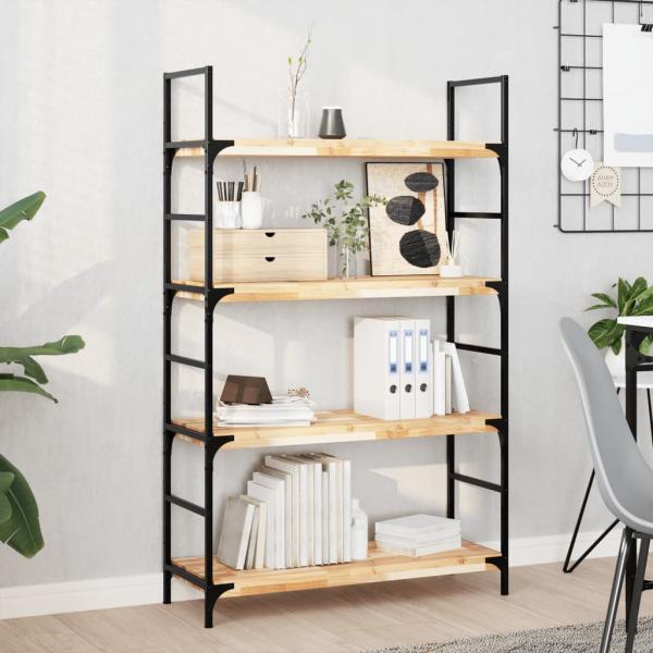 ARDEBO.de - Schweberegal 100x30x4 cm Massivholz Akazie Unbehandelt