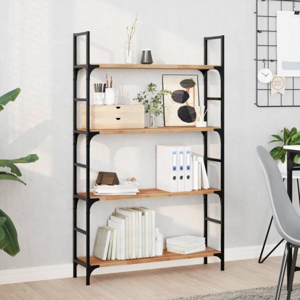 ARDEBO.de - Schweberegale 2 Stk. 80x20x2 cm Massivholz Akazie Ölbehandelt