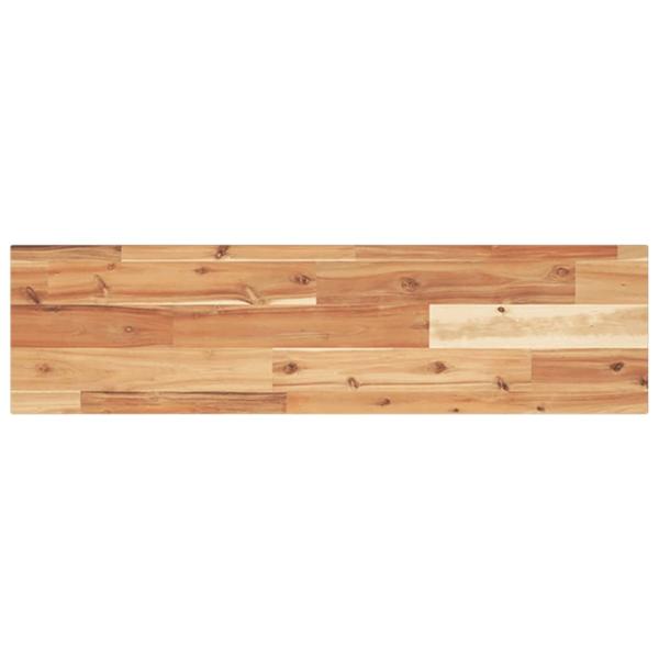 Schweberegale 2 Stk. 100x20x2 cm Massivholz Akazie Ölbehandelt