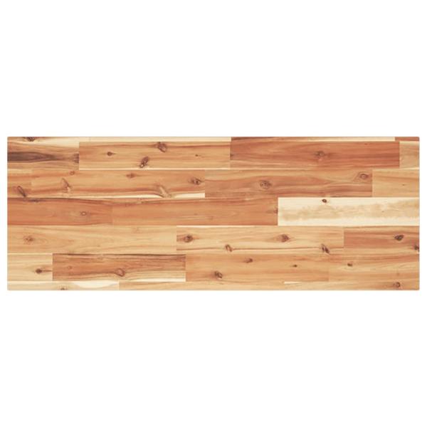 Schweberegale 2 Stk. 100x30x2 cm Massivholz Akazie Ölbehandelt