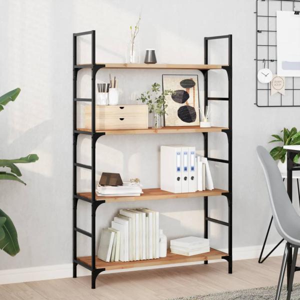 ARDEBO.de - Schweberegale 4 Stk. 100x30x2 cm Massivholz Akazie Ölbehandelt