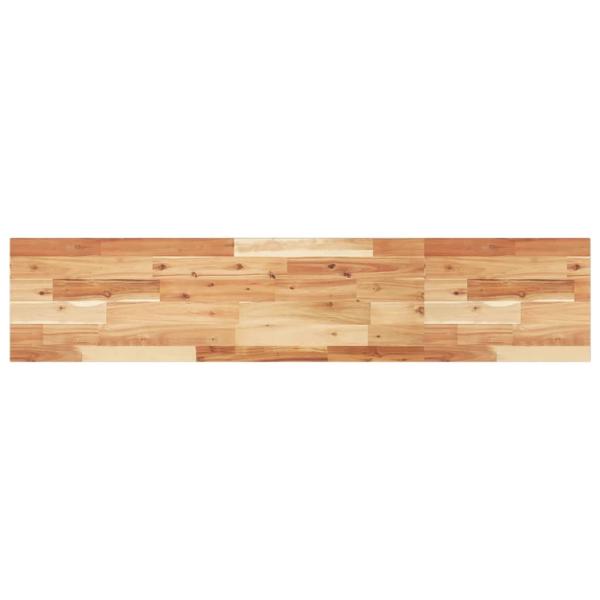 Schweberegale 2 Stk. 120x30x2 cm Massivholz Akazie Ölbehandelt
