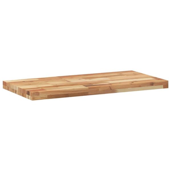 Schweberegale 2 Stk. 80x40x4 cm Massivholz Akazie Ölbehandelt