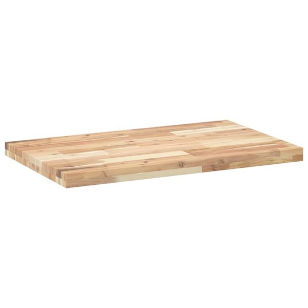 Waschtischplatte Unbehandelt 80x50x4 cm Massivholz Akazie