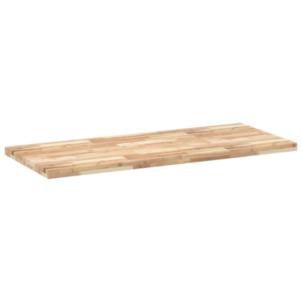 Waschtischplatte Unbehandelt 120x60x4 cm Massivholz Akazie