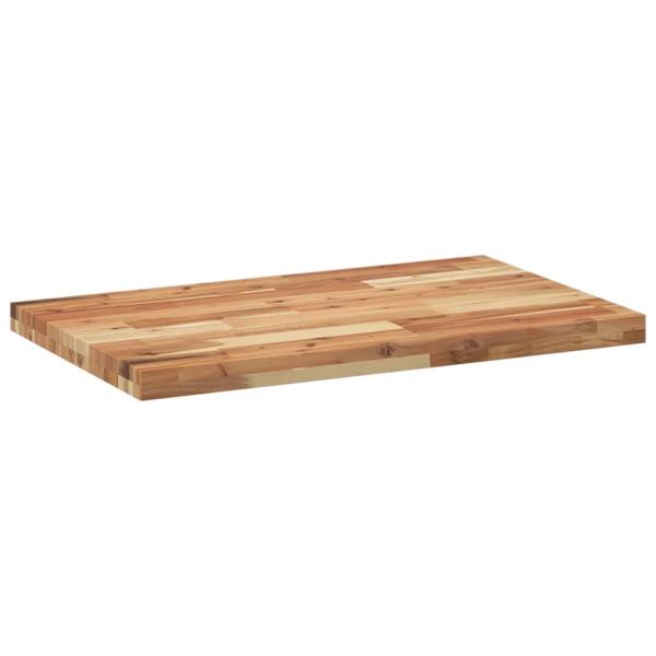 Schreibtischplatte Ölbeschichtung 80x50x4 cm Massivholz Akazie