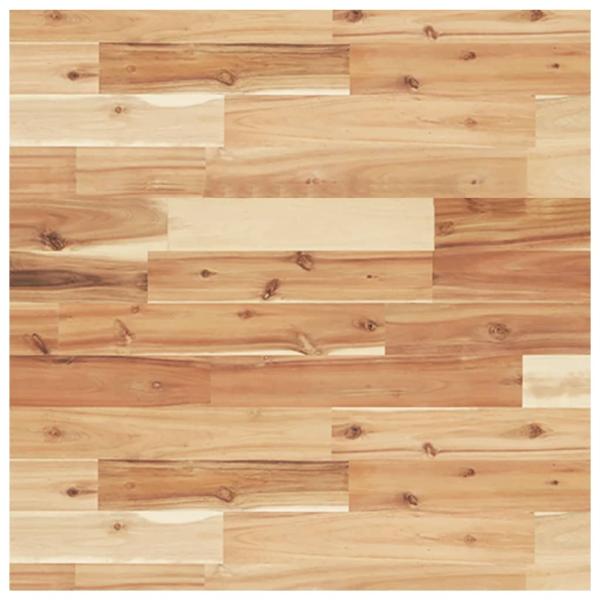 Waschbeckenregal Wandmontage Stahl und Akazienholz