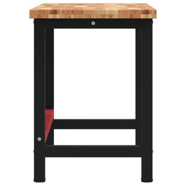 Werkbank 140x60x83 cm Massivholz Akazie Rechteckig