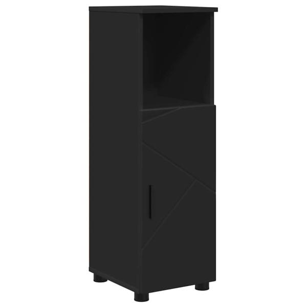 Badezimmermöbel Set 4 pcs Schwarz 61 x 35 x 64 cm Holzwerkstoff