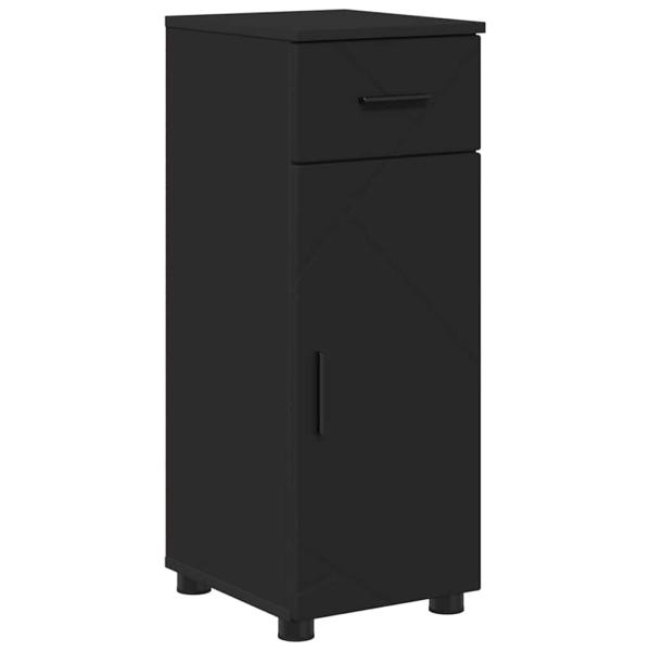Badezimmermöbel Set 4 pcs Schwarz 61 x 35 x 64 cm Holzwerkstoff