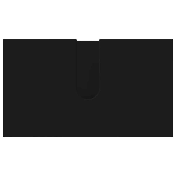 Badezimmermöbel Set 4 pcs Schwarz 61 x 35 x 64 cm Holzwerkstoff