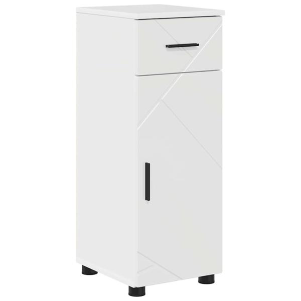 Badezimmermöbel Set 4 pcs Hochglanz-Weiß 61 x 35 x 64 cm
