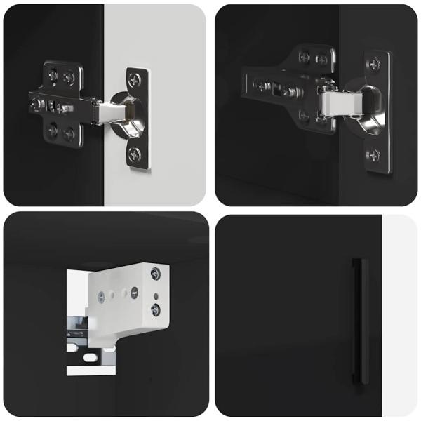 Badezimmermöbel Set 5 pcs Schwarz 61 x 35 x 64 cm Holzwerkstoff
