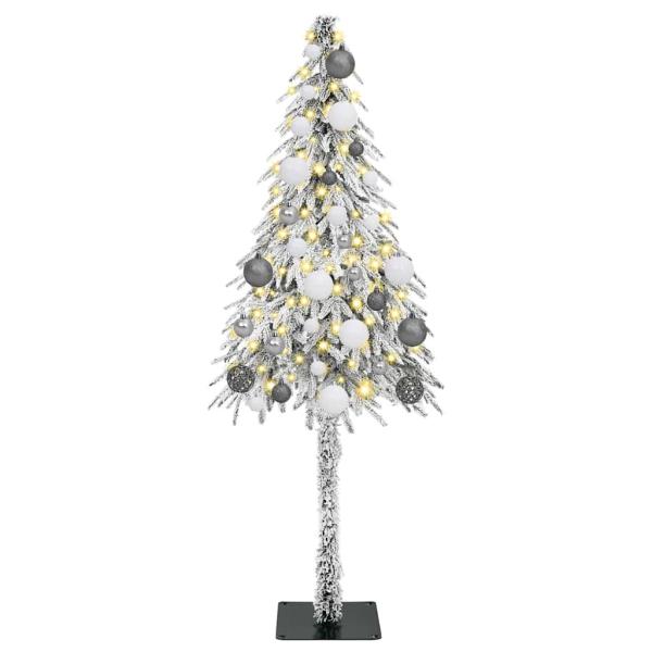 KünstlicherWeihnachtsbaum Weiß 120cm PVC