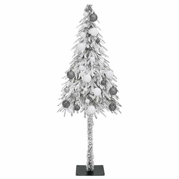 KünstlicherWeihnachtsbaum Weiß 120cm PVC