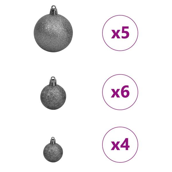 KünstlicherWeihnachtsbaum Weiß 120cm PVC