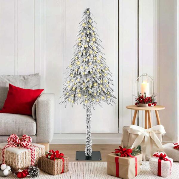 ARDEBO.de - KünstlicherWeihnachtsbaum Weiß 150cm PVC
