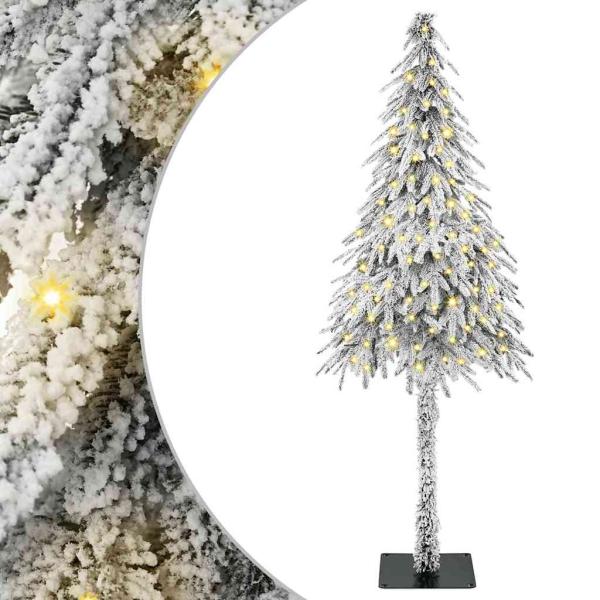 KünstlicherWeihnachtsbaum Weiß 150cm PVC