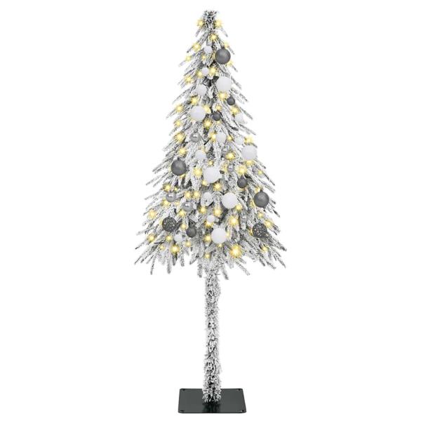 KünstlicherWeihnachtsbaum Weiß 150cm PVC