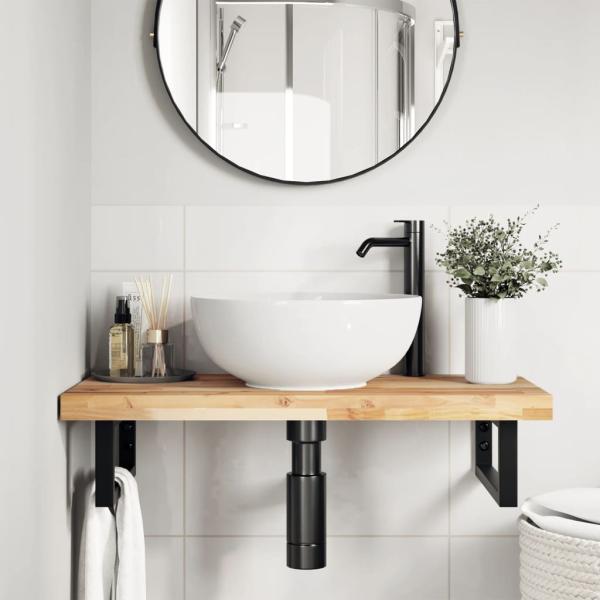 ARDEBO.de - Tischplatte 100x40x4 cm Rechteckig Massivholz Akazie