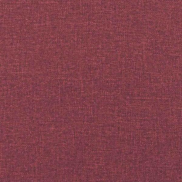 Eckbettgestell mit Kopfteil Weinrot 80 x 200 cm Stoff