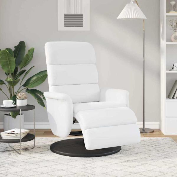 Relaxsessel Weiß 71 x 98 x 106 cm Kunstleder