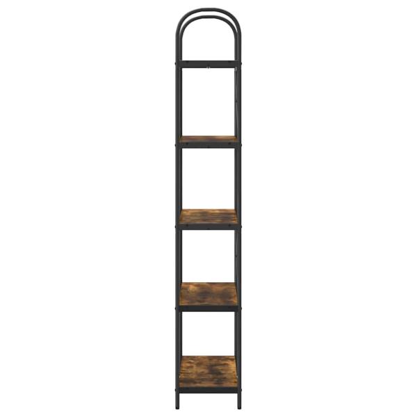 Regal Räuchereiche 80 x 30 x 183 cm Holzwerkstoff
