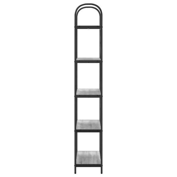 Regal Grau Sonoma 80 x 30 x 183 cm Holzwerkstoff