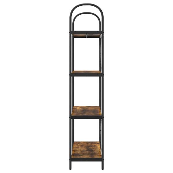 Regal Räuchereiche 80 x 30 x 146 cm Holzwerkstoff