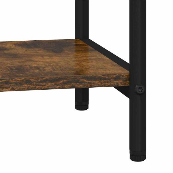 Regal Räuchereiche 80 x 30 x 146 cm Holzwerkstoff
