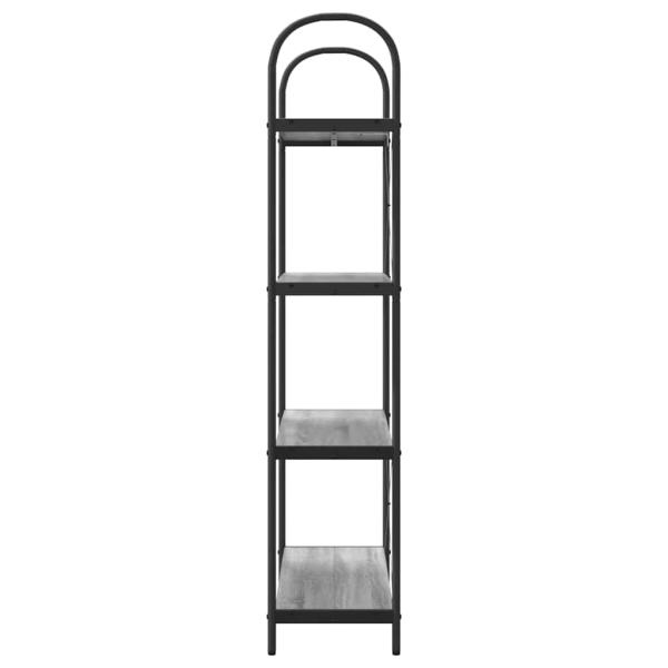Regal Grau Sonoma 80 x 30 x 146 cm Holzwerkstoff