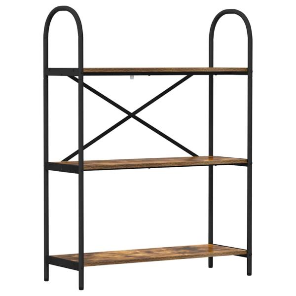 Regal Räuchereiche 80 x 30 x 109 cm Holzwerkstoff