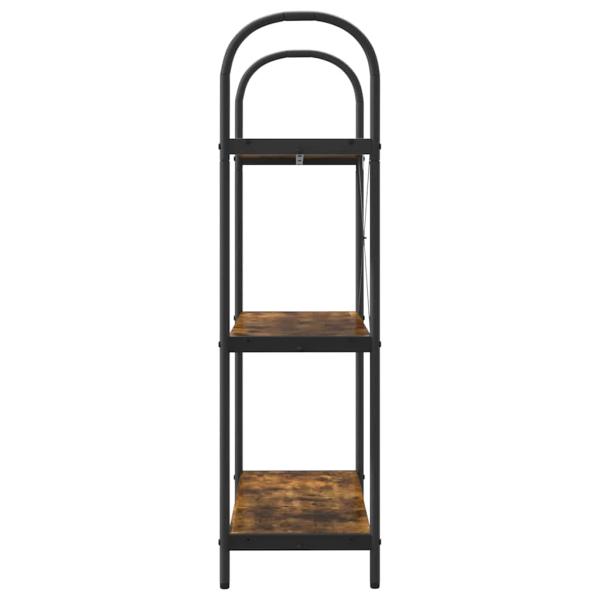 Regal Räuchereiche 80 x 30 x 109 cm Holzwerkstoff