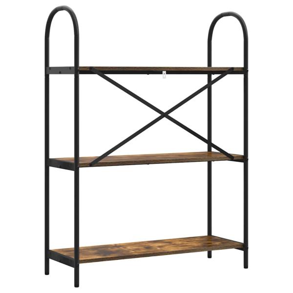 Regal Räuchereiche 80 x 30 x 109 cm Holzwerkstoff
