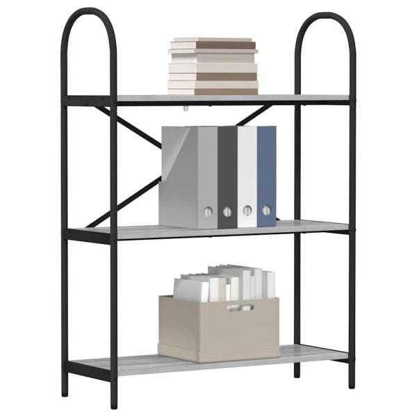 Regal Grau Sonoma 80 x 30 x 109 cm Holzwerkstoff