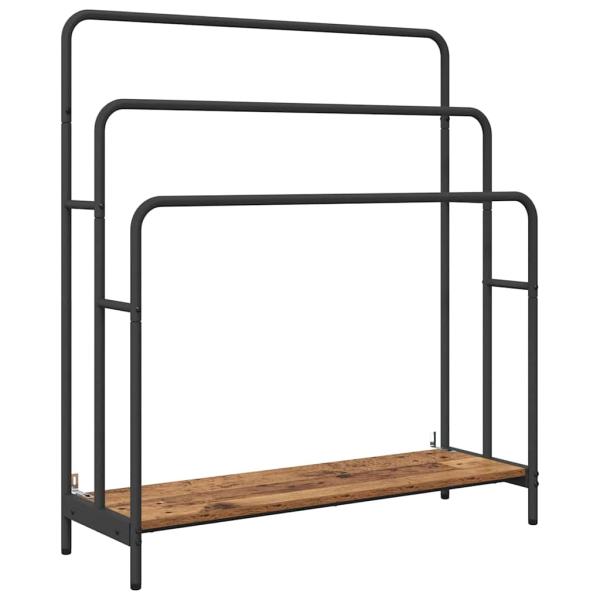 Kleiderständer Altholz 90 x 30 x 100,5 cm Holzwerkstoff