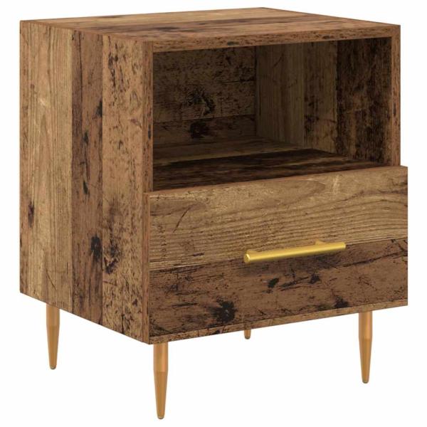 Nachttisch mit Schubladen Braun 40 x 35 x 47,5 cm Holzwerkstoff