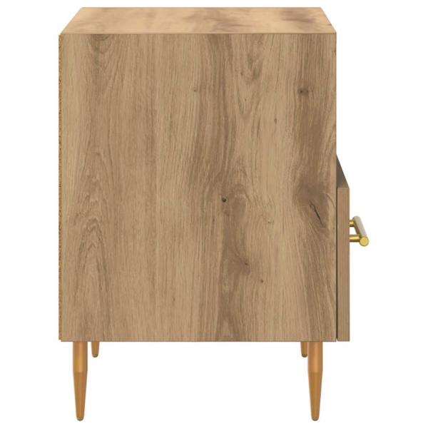 Nachttisch mit Schubladen Braun 40 x 35 x 47,5 cm Holzwerkstoff
