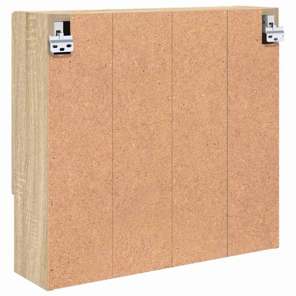 Spiegelschrank Sonoma Eiche 59 x 17 x 55 cm Holzwerkstoff