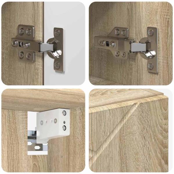 Spiegelschrank Sonoma Eiche 59 x 17 x 55 cm Holzwerkstoff