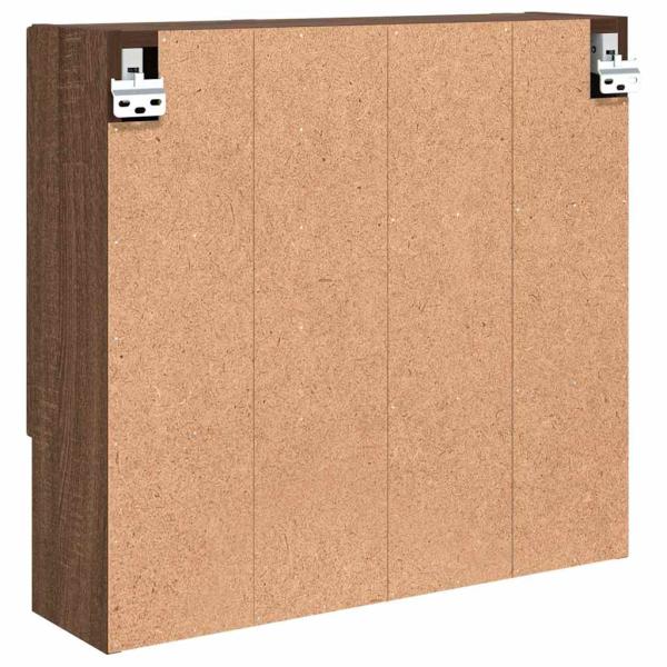 Spiegelschrank Braune Eiche 59 x 17 x 55 cm Holzwerkstoff