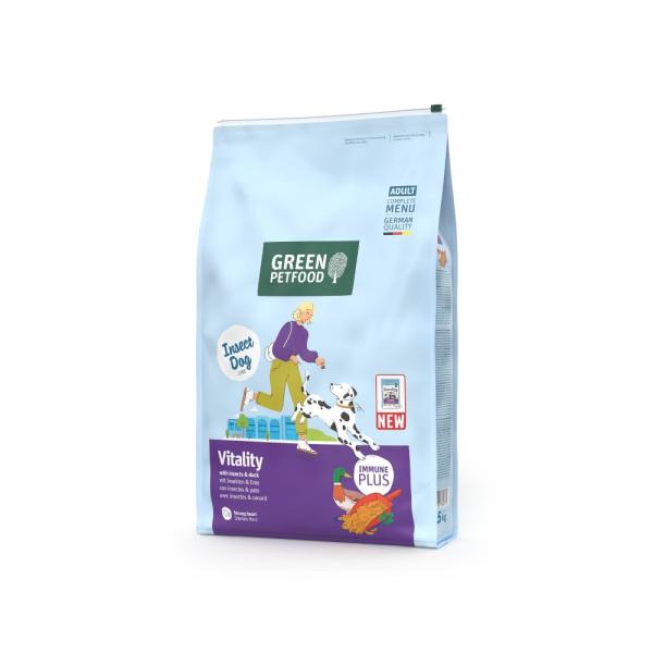 ARDEBO.de Green Petfood Dog Vitality with Insects 7,5 kg