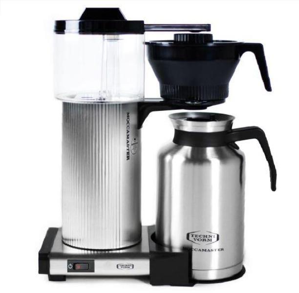 ARDEBO.de Moccamaster CDT Grand Kaffeemaschine 1,8L, Polished