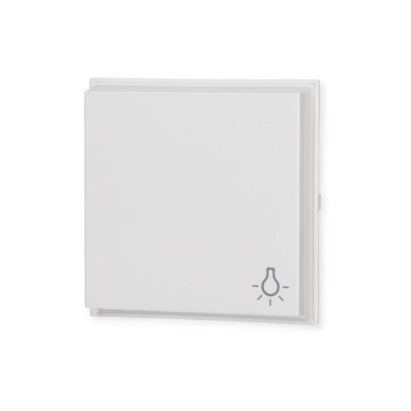 Wippe mit Symbol für Wippschalter und Wipptaster Licht, TX_44 Unterputz Wassergeschütz, reinweiß glänzend, Gira 028566
