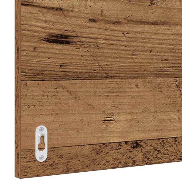 Badezimmermöbel Set mit Spiegel 2 pcs Altholz 41 x 38.5 x 48 cm