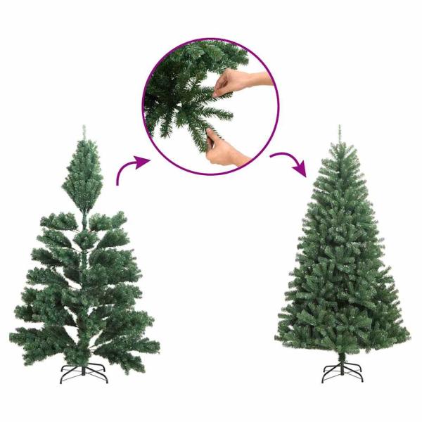 Künstlicher vorbeleuchteter Weihnachtsbaum Grün 500 cm PVC