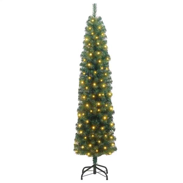 Schlanker Weihnachtsbaum Grün 55 x 55 x 210 cm