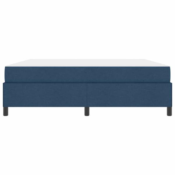 Boxspringbett Blau und Schwarz 180 x 200 cm
